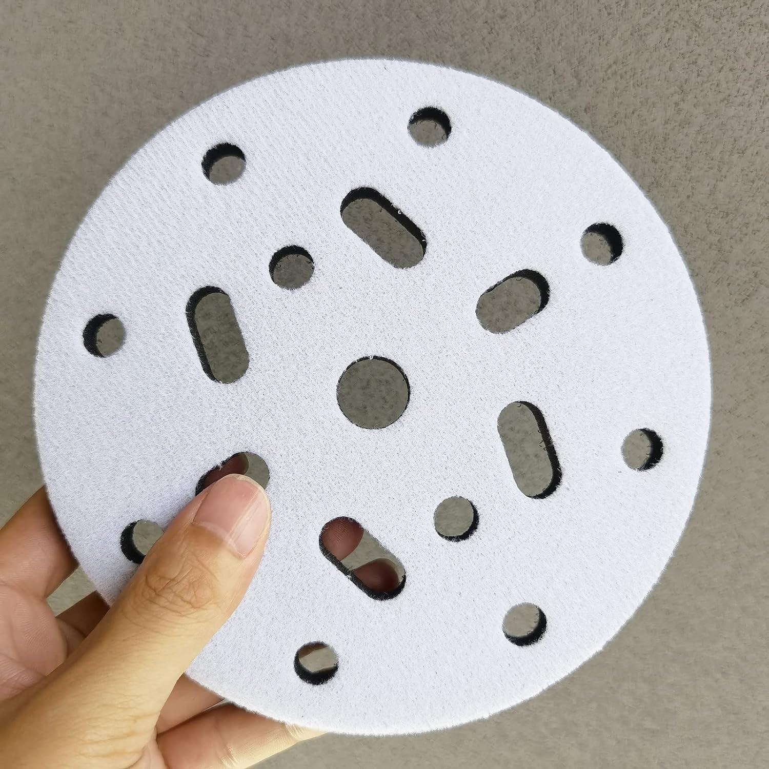 Tampons d'interface Tekway 6 pouces 17 trous 11 mm à densité souple, coussinet éponge auto-agrippant 3