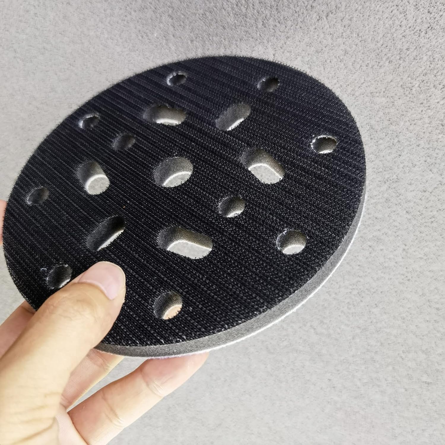 Tampons d'interface Tekway 6 pouces 17 trous 11 mm à densité souple, coussinet éponge auto-agrippant 4