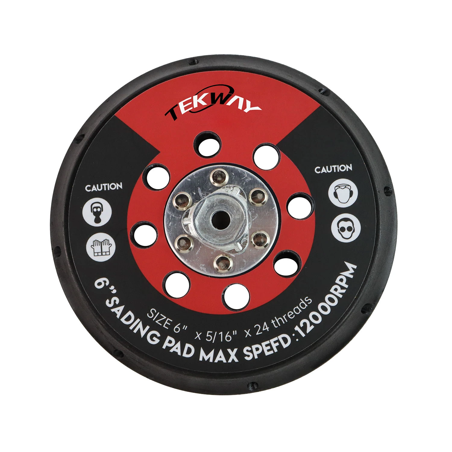 Inkampani Engcono Kakhulu ye-Tekway 180mm M10 Rubber Back Sticking Pad Grinding Plate Backing Pad Company - Tekway 1