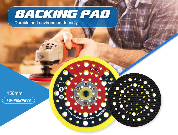 Качественный резиновый держатель Tekway для полировки шлифовальной пластины, производитель опорных дисков | Tekway 6