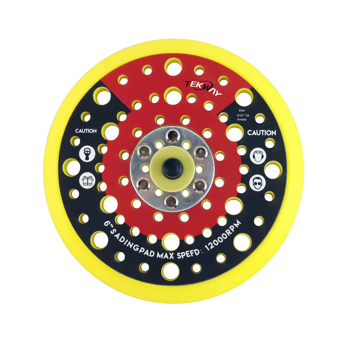 Quality Tekway Rubber Back Holder Polishing Pad Grinding Plate Backing Pad Manufacturer | Tekway 1