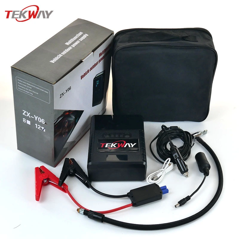 Tekway 818g Portable Tire Inflator 3 in 1 Multi-function Digital Display 12V Electric Air Pump for Car Tires andBicycles 1
