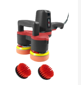 Have you ever seen a double-head polishing machine? Car cleaning and polishing 2-in-1 3