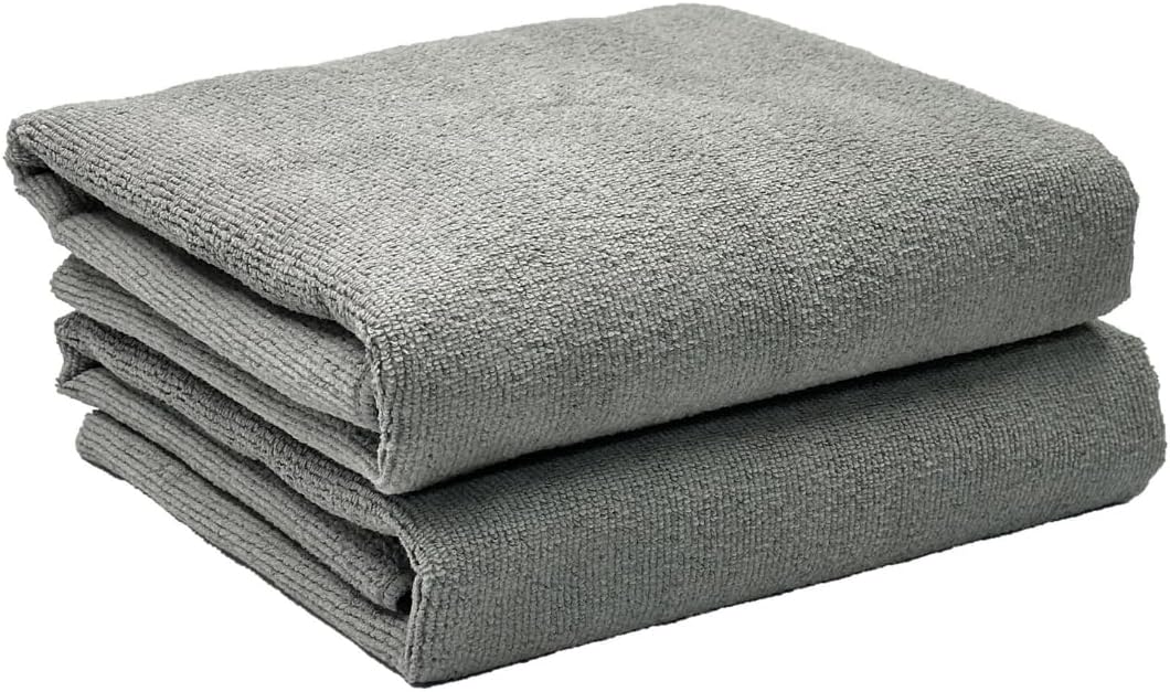 Najlepszy ręcznik z mikrofibry do mycia samochodu, superchłonny, szybkoschnący, duży, odporny na zarysowania, ścieralny Gray Company - Tekway 8