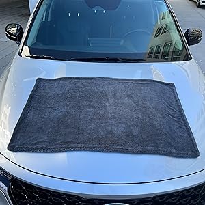 Microfiber Car Drying Towel - Premium Extra Large Auto Wash Towel - Super Absorbent Detailing Cleaning Cloth - Tekway 8