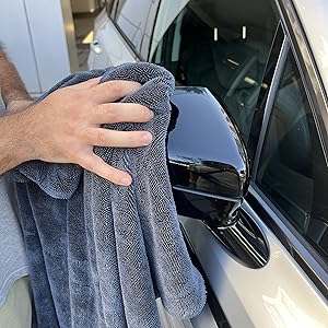 Microfiber Car Drying Towel - Premium Extra Large Auto Wash Towel - Super Absorbent Detailing Cleaning Cloth - Tekway 9