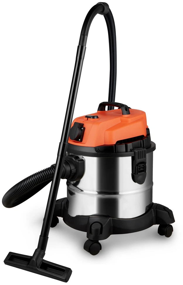 Vacuum Wet and Dry, Ultra-Quiet Stainless Steel Shop Vac, Heavy-Duty Vacuum Cleaner with Complete Accessory Kit- Tekway 1