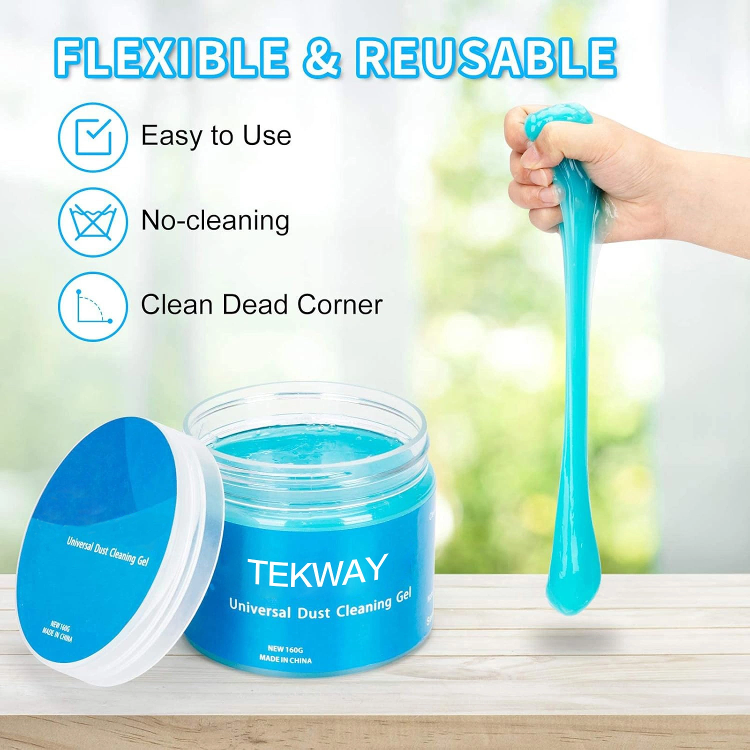 Quality Car Cleaning Gel Car Cleaning Putty Car Interior Cleaner Slime Car Cleaning Kit Auto Detailing Tools| Tekway 1
