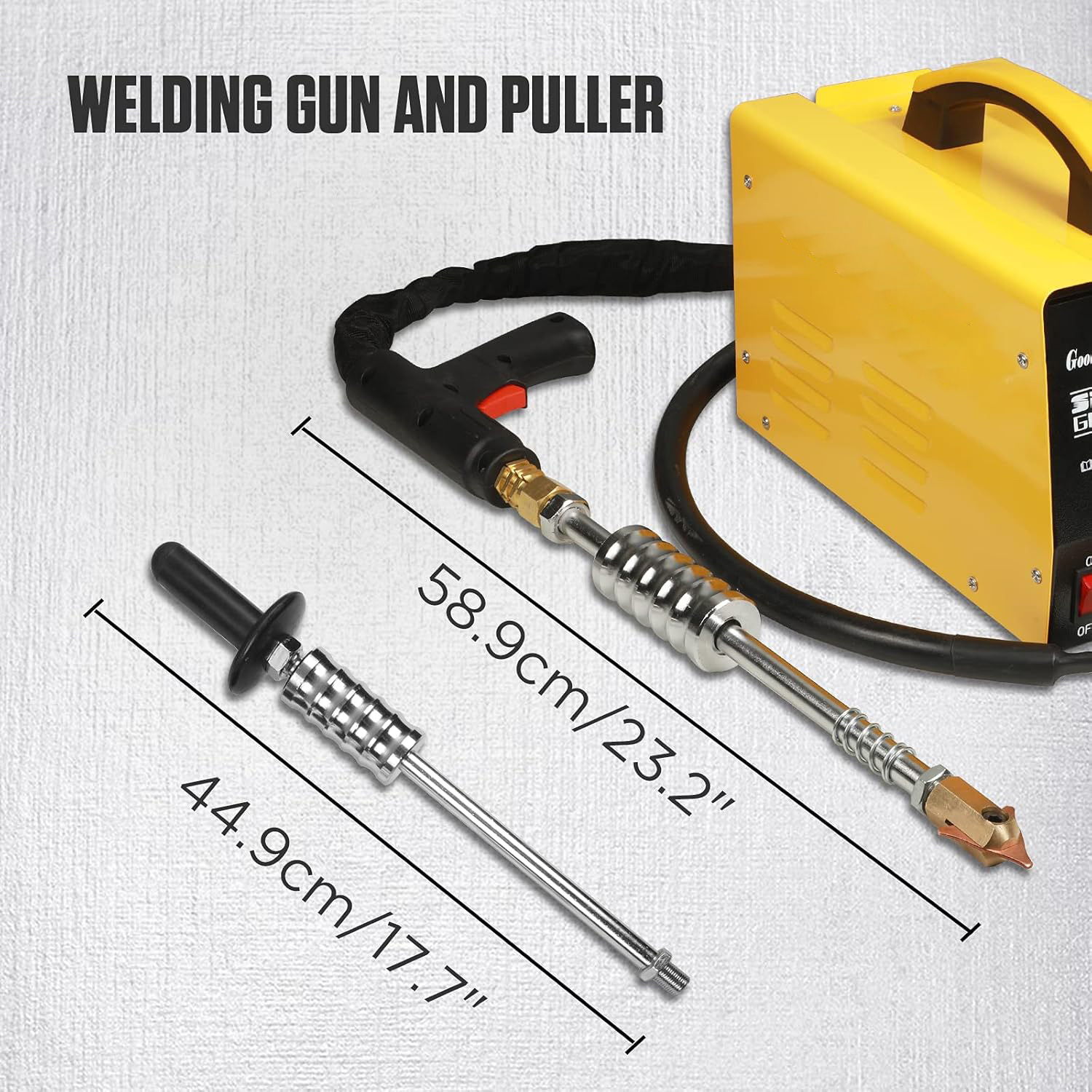 Best Stud Welder Dent Repair Kit 110V, Global Car Repair Tools Multispot Bonnet Door Repair Tool Kit Tekway 6