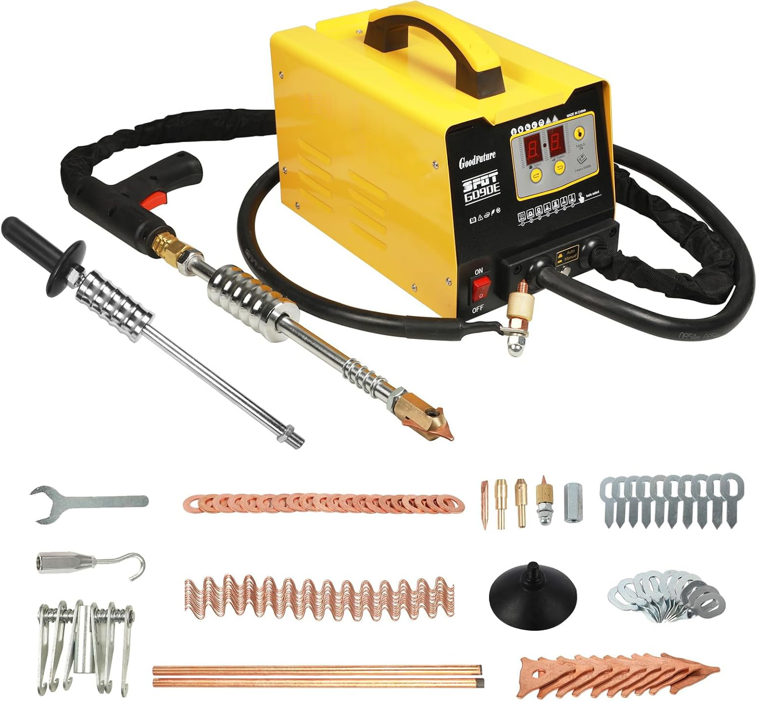 Best Stud Welder Dent Repair Kit 110V, Global Car Repair Tools Multispot Bonnet Door Repair Tool Kit Tekway 3