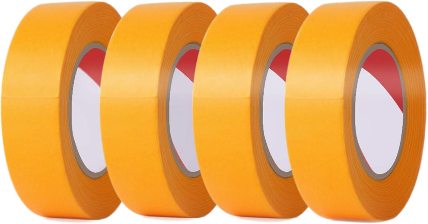 Best Masking Tape For Painting, Automobiles, Cars, Yellow, Easy To Remove, For Curing Temporary Fastening Tape Tekway 6
