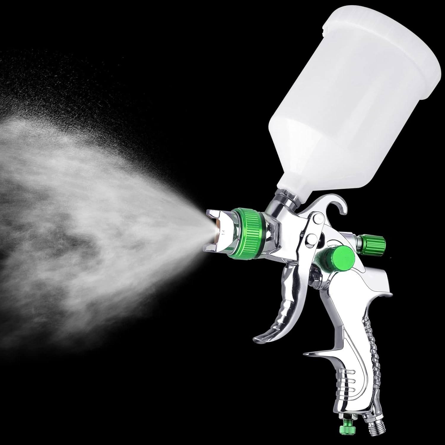 Best Spray Gun Disposable Spray Gun Mixing Cup 1.4/1.7/2.0mm, 600ml Gravity Supply Air Spray Gun Company - Tekway 6