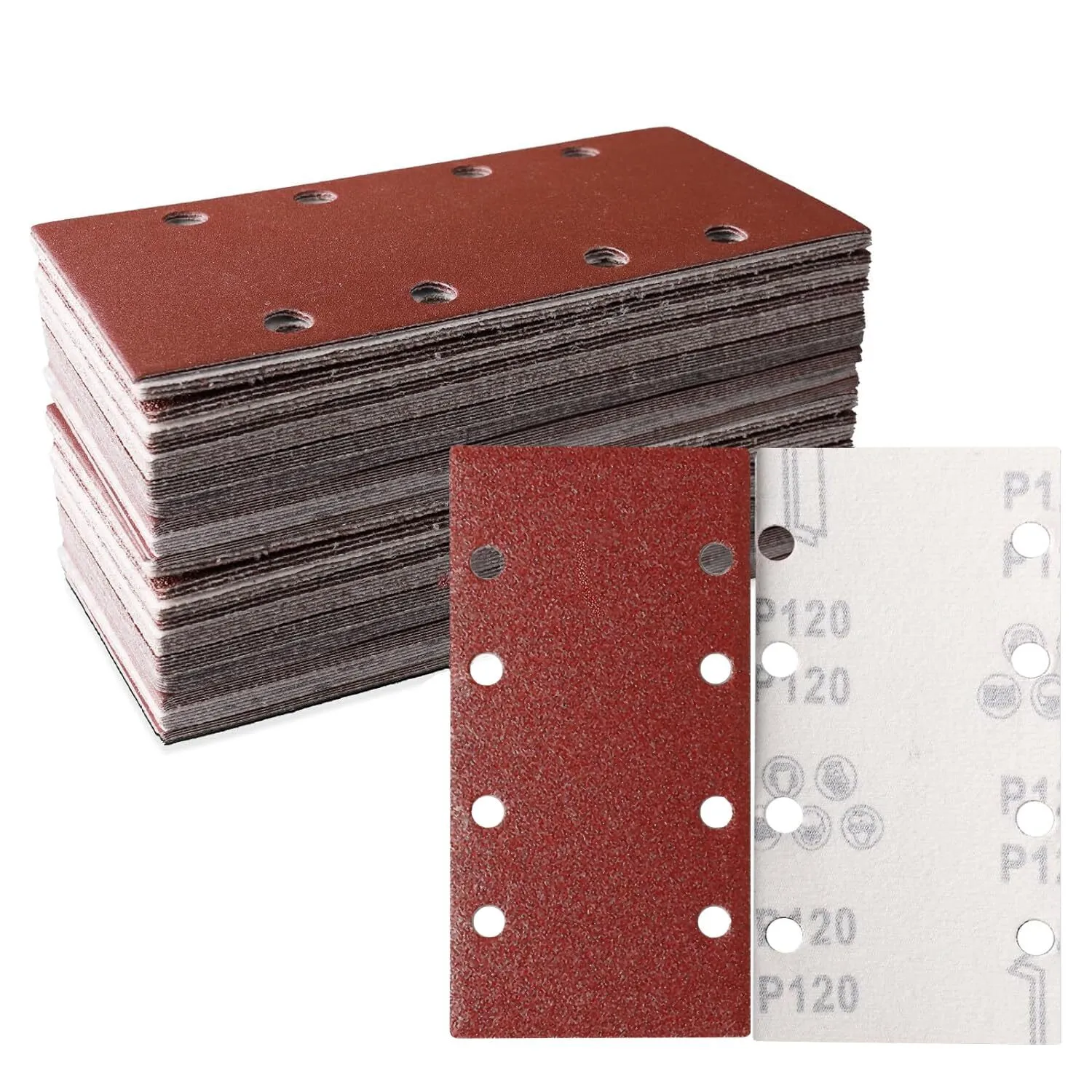 Best Sanding Paper (93 x 185 mm)Orbital Sand Paper, Magic Type, Electric Sander,Rectangle, Paper Sander Company - Tekway 1