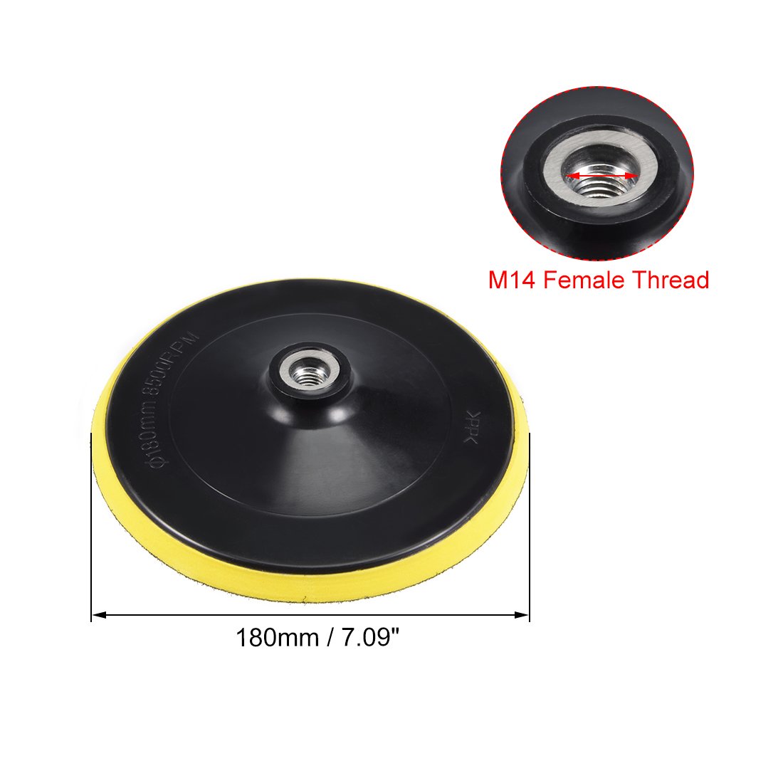 Best 7 Hook and Loop Backing Pad Sanding Polishing Backer Plate Random Orbit Sander Polisher Buffer Company - Tekway 2