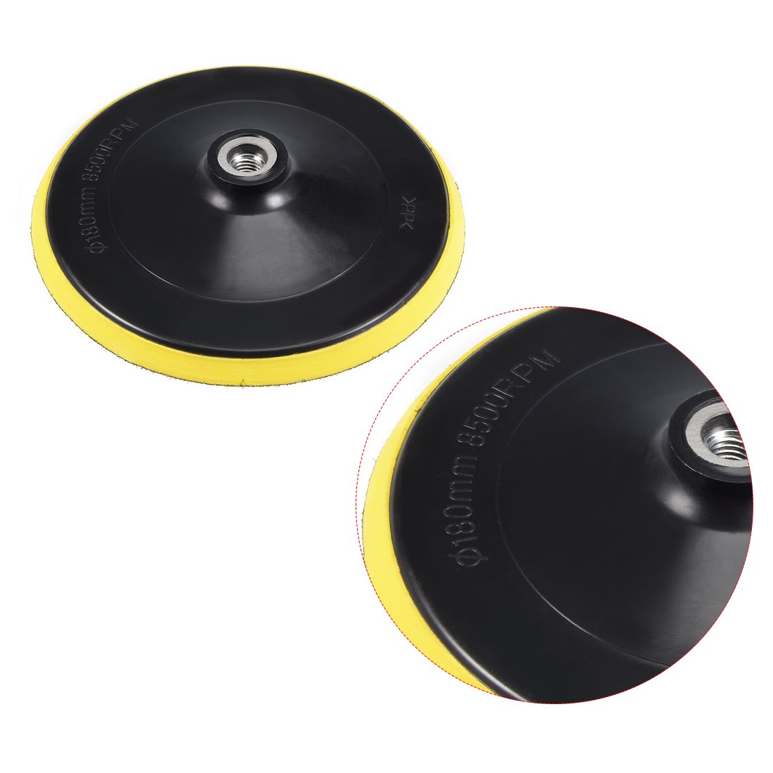 Лучшая 7-дюймовая шлифовальная полировальная опорная пластина с липучкой для шлифовальной машины с вращающейся орбитой, полировальный буфер, компания Tekway 6