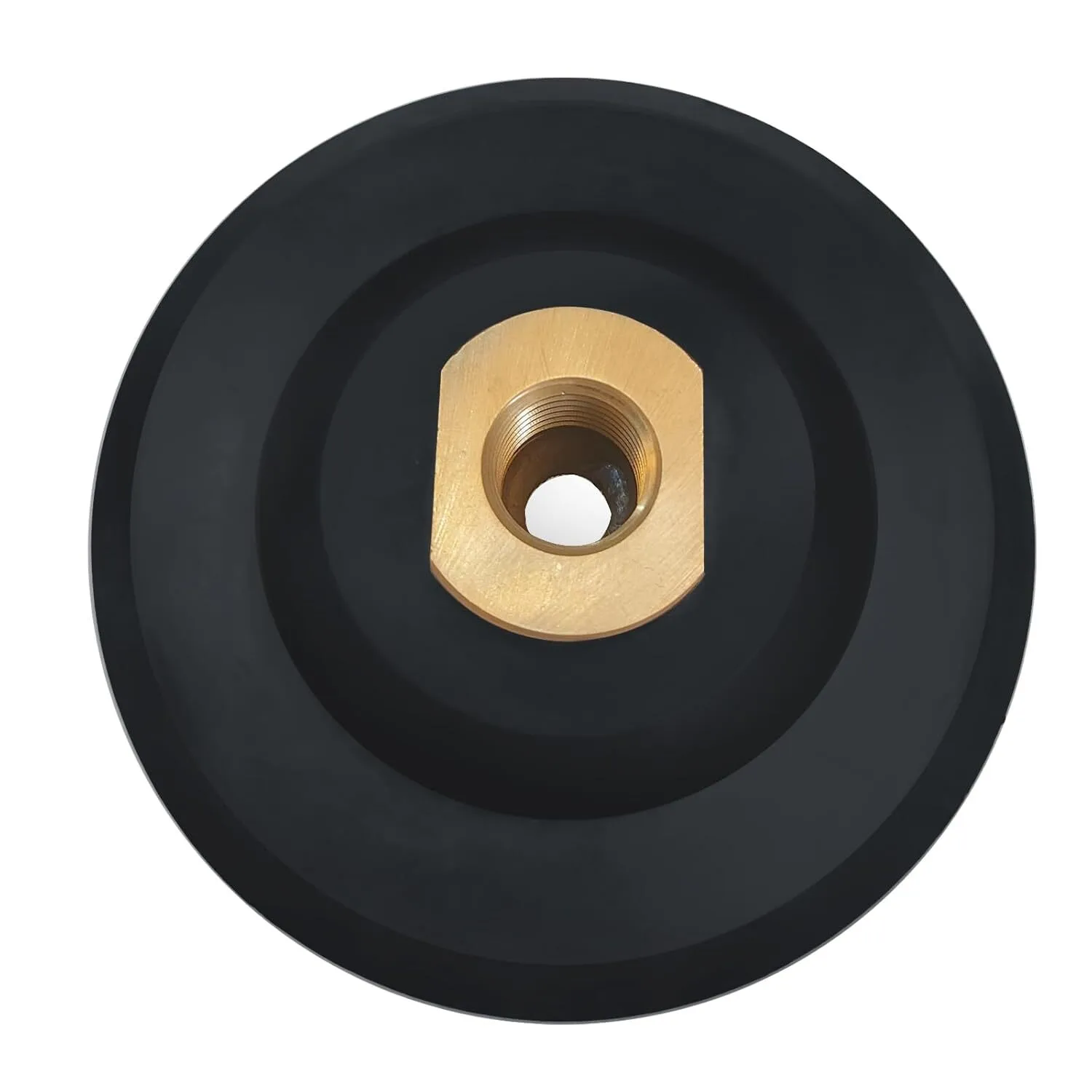 Quality 4 Inch Rubber Backer Pad/Rubber Backing Pad for Diamond Polishing Pads 5/8”-11 Hook and Loop Backing Pad| Tekway 1