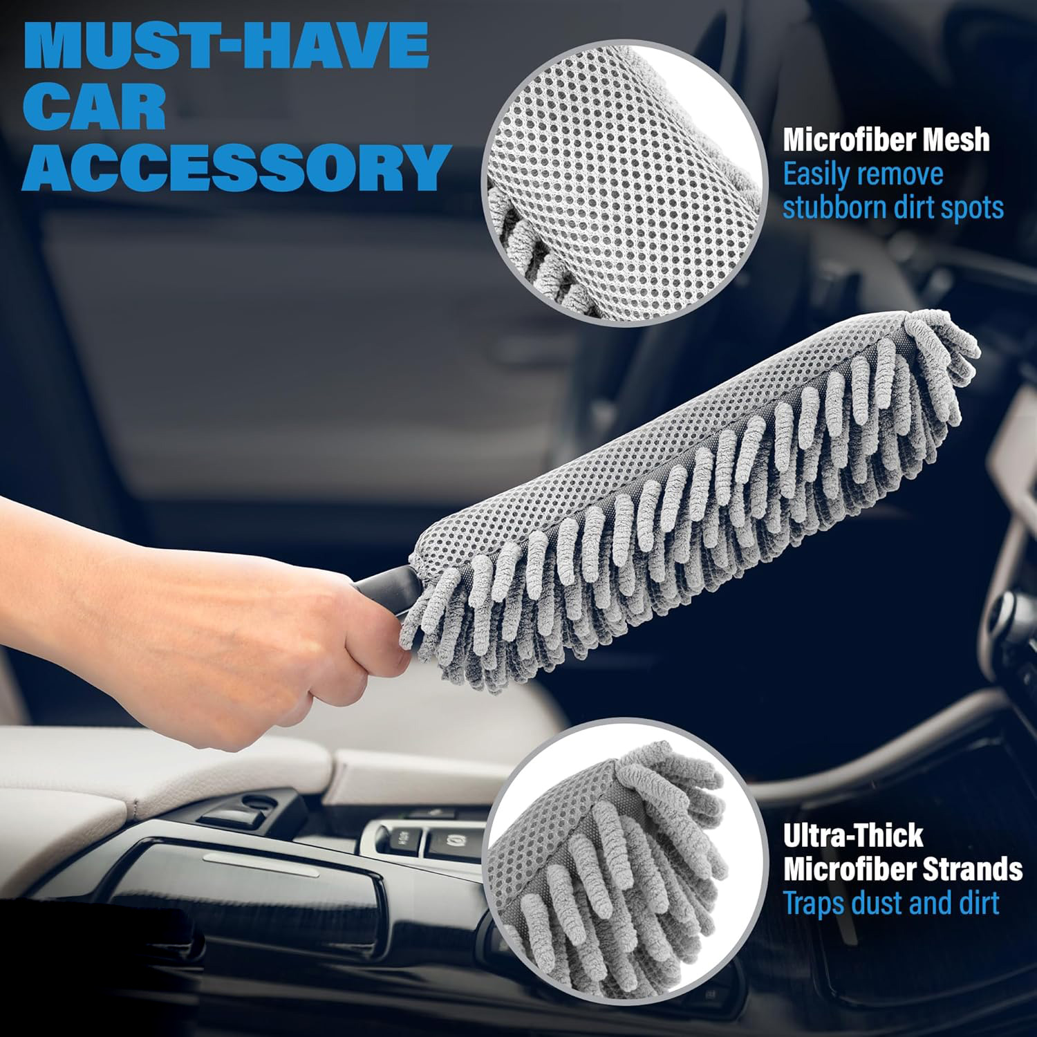 Quality Professional Car Dust Brush - Car Interior Accessories Cleaning Manufacturer | Tekway 4