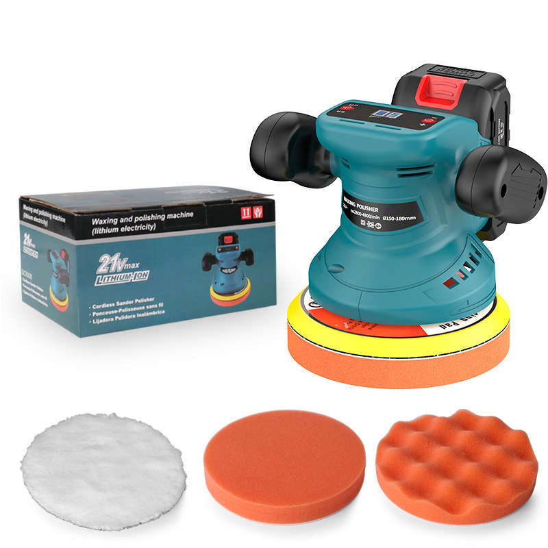 Best Car polishing machine lithium battery portable two-handed handheld car waxing cleaning polishing Company - Tekway 2