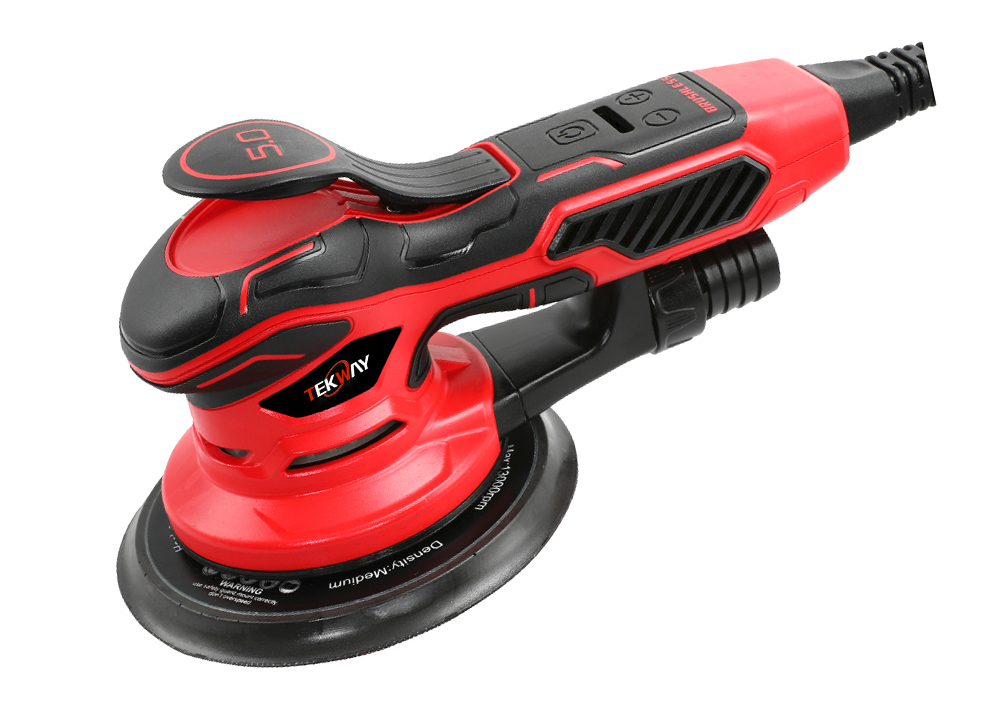 Quality Electric Brushless Orbital Sander With Round Sanding Pad 5.0mm or 2.5mm orbit Manufacturer | Tekway 2