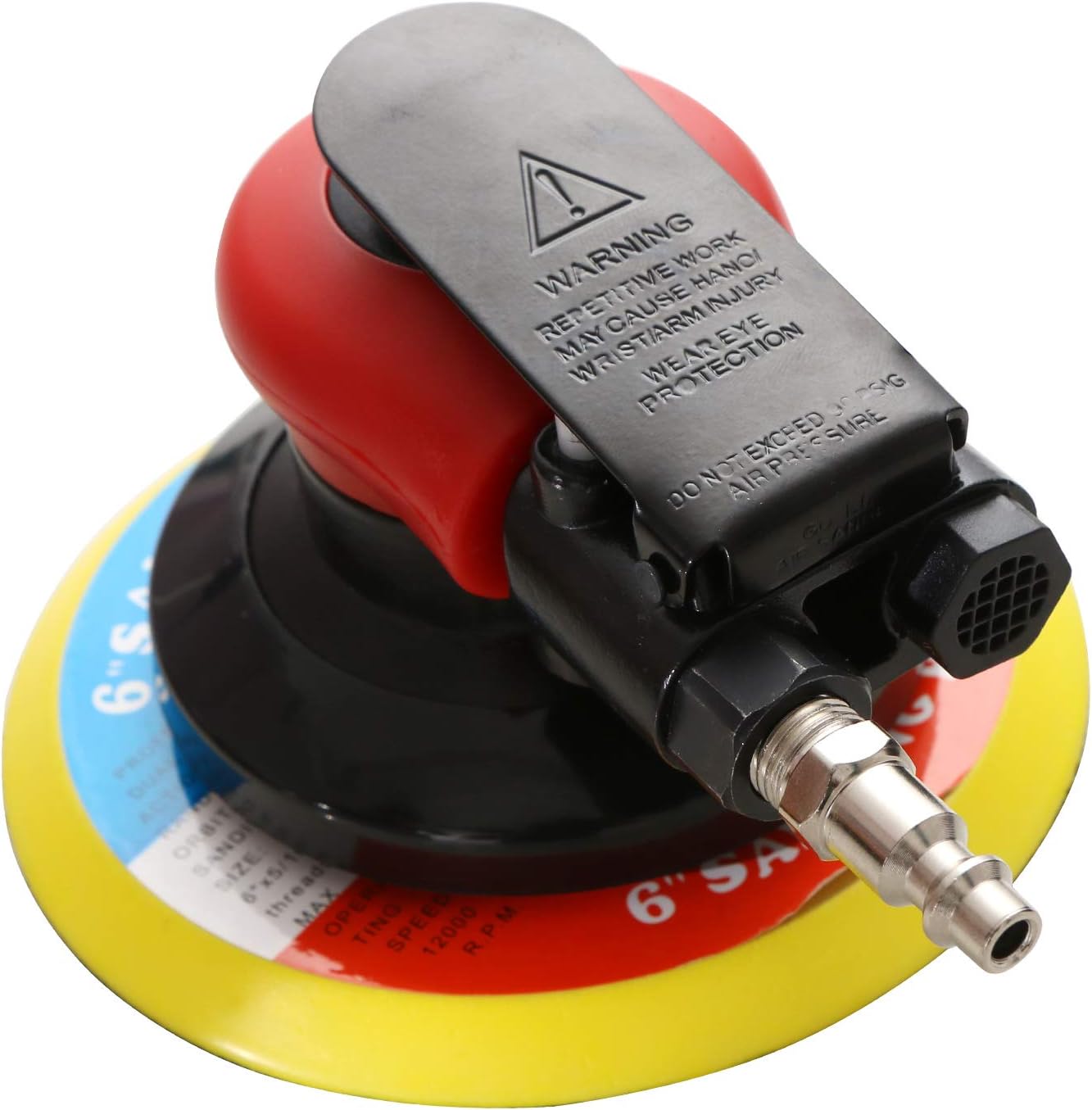 Pinakamahusay na Propesyonal na Air Random Orbital Sander Heavy Duty Dual Action Pneumatic Palm Company - Tekway 2