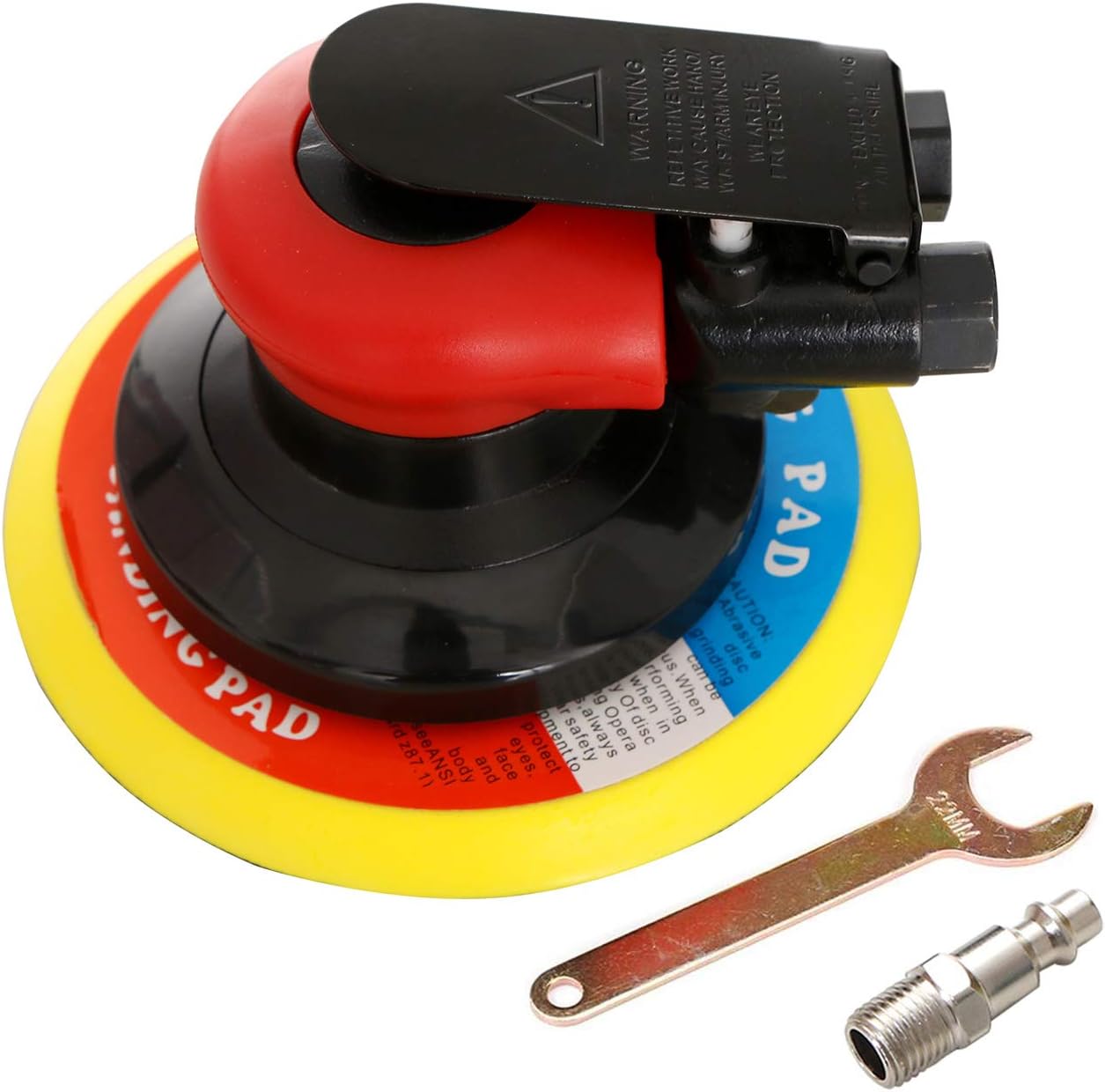 Pinakamahusay na Propesyonal na Air Random Orbital Sander Heavy Duty Dual Action Pneumatic Palm Company - Tekway 3
