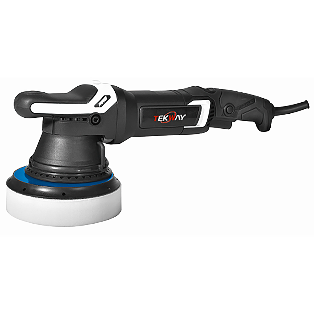 Paras auton kiillotuskone, 21 mm:n pitkän heiton satunnaiskiertokiillotuskone, puskuri auton yksityiskohtiin, 900 W kaksitoiminen kiillotuskone - Tekway 1