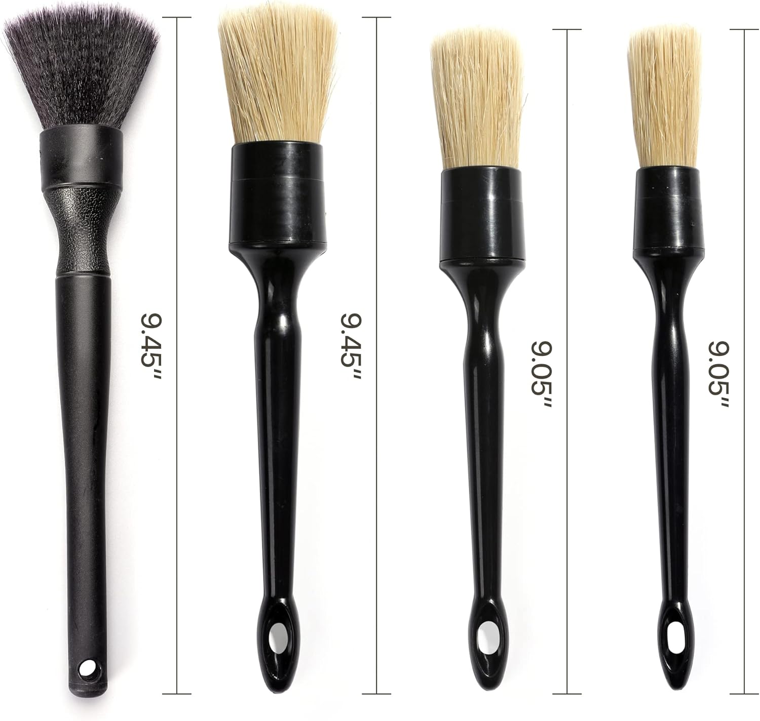 ULTIMATE Professional Car Detailing Brush Set - 4PC Premium Kit 3