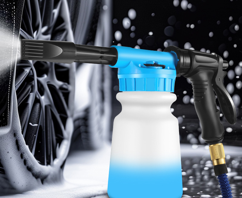 Pianka do mycia samochodów w sprayu, ręczny pistolet wielofunkcyjny do użytku domowego, pojemnik na pianę 1