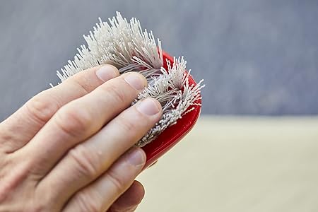 Stiff Bristle Carpet and Upholstery Cleaning Scrub Brush for Automotive, Home, Couch, Stain Removereew 2