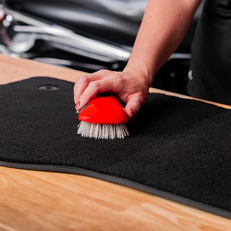 Stiff Bristle Carpet and Upholstery Cleaning Scrub Brush for Automotive, Home, Couch, Stain Removereew 5