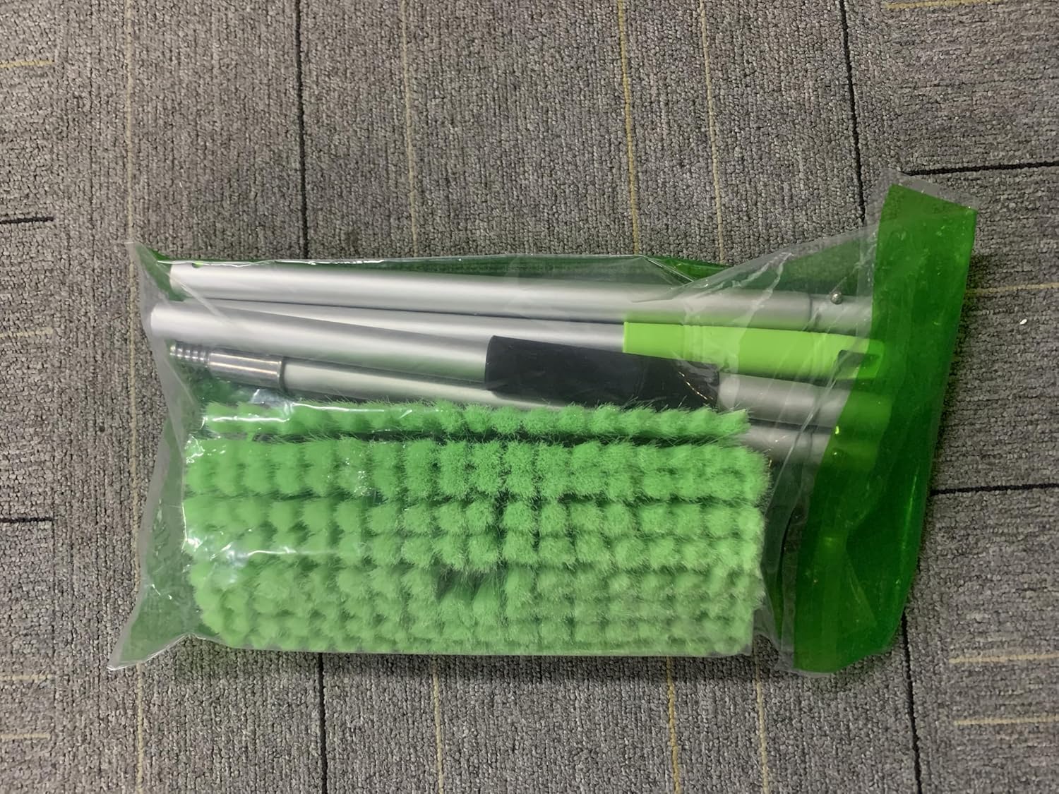 Car Wash Brush with Long Handle Snow Sweeping Brushing Adopts Soft Bristle Design Not Floating Hair Suitable for Detail Cleaning Tires 4
