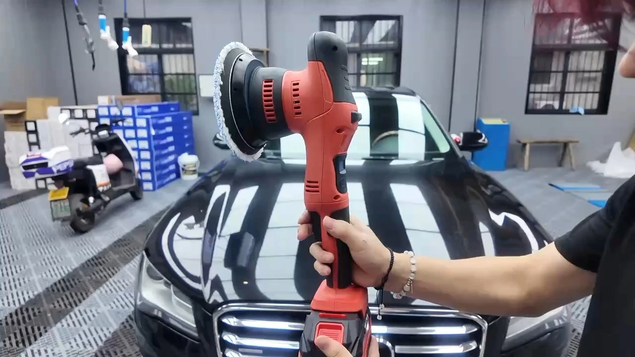 Lithium baterya ng brush na walang bilis na nababagay na polishing machine 1