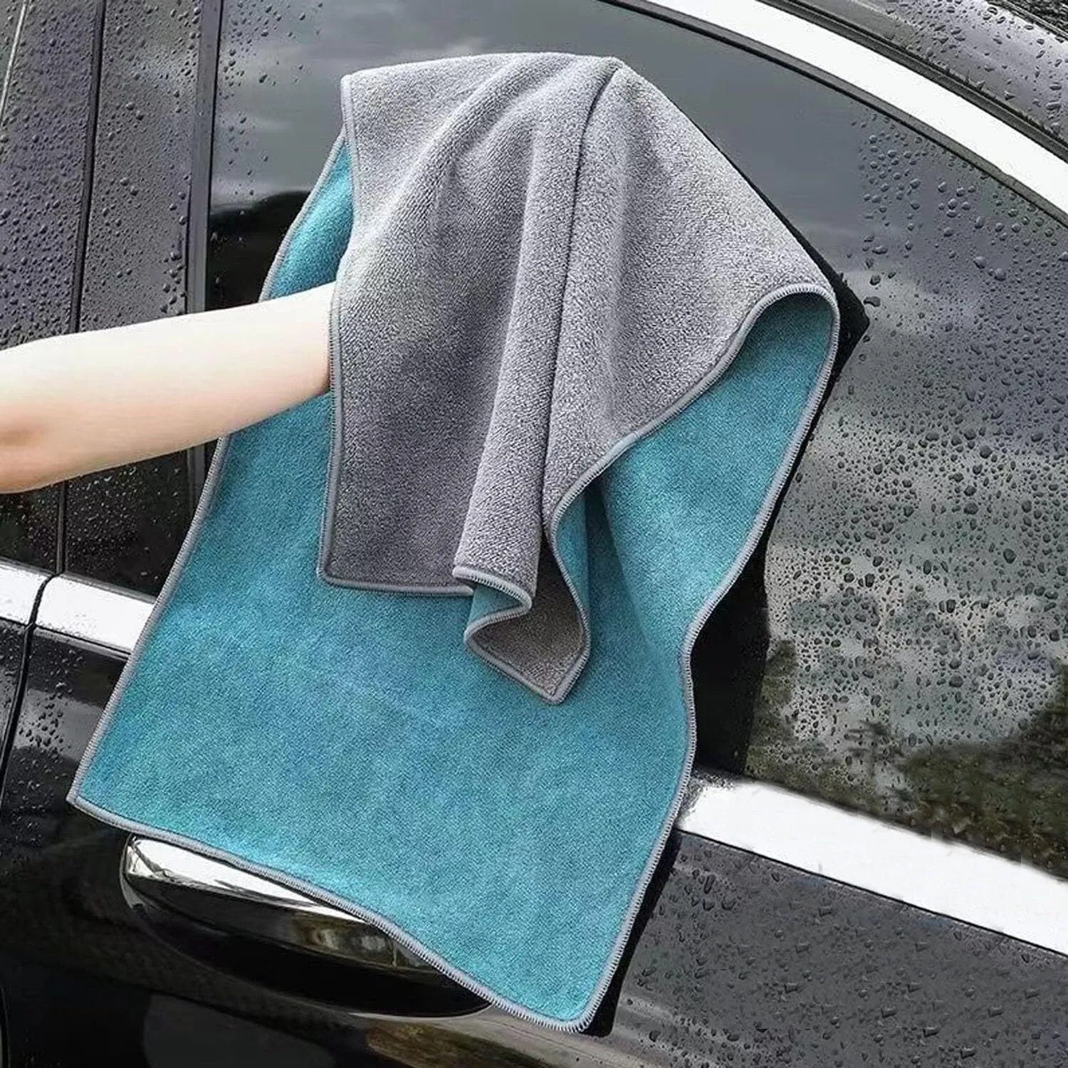 Indwangu yemoto - indwangu yokuhlanza izimoto ye-microfiber autorbent 1