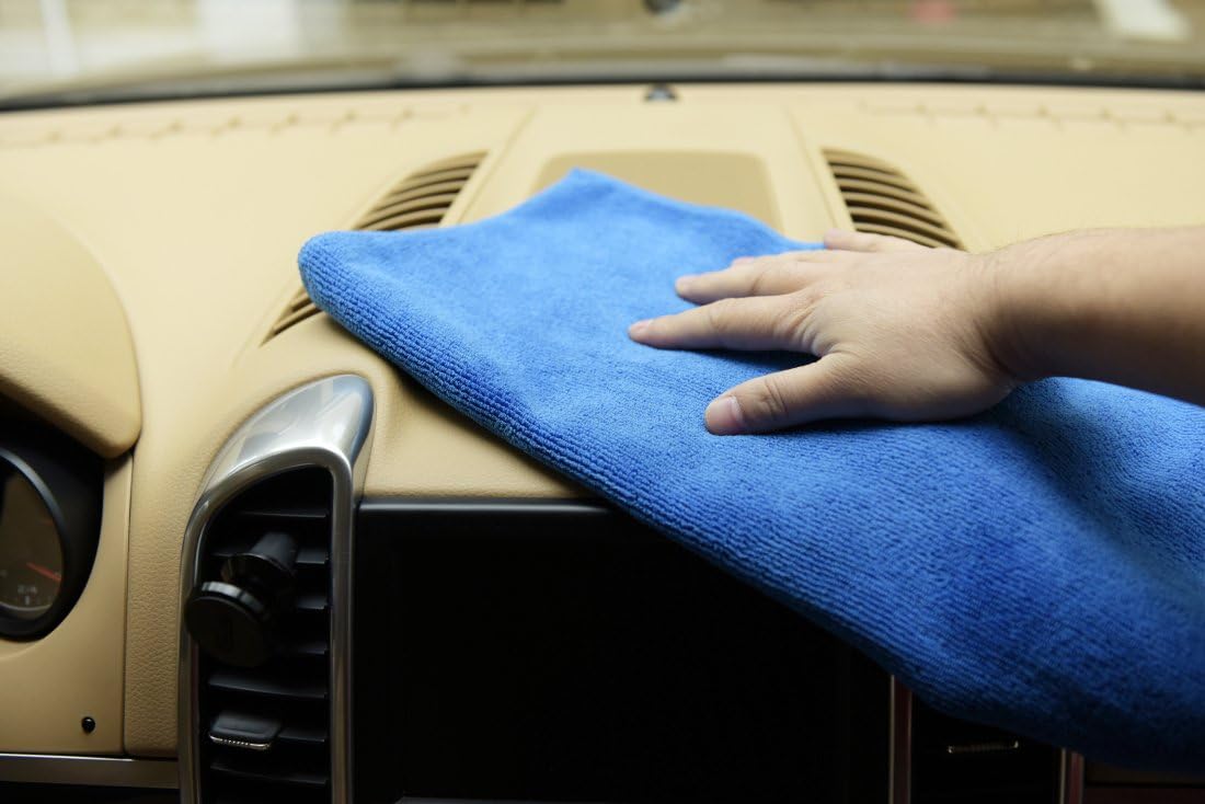 Premium Microfiber Detail Towel, 340 GSM Lint Libreng Car Polishing Waxing Buffing Drying Towel 13