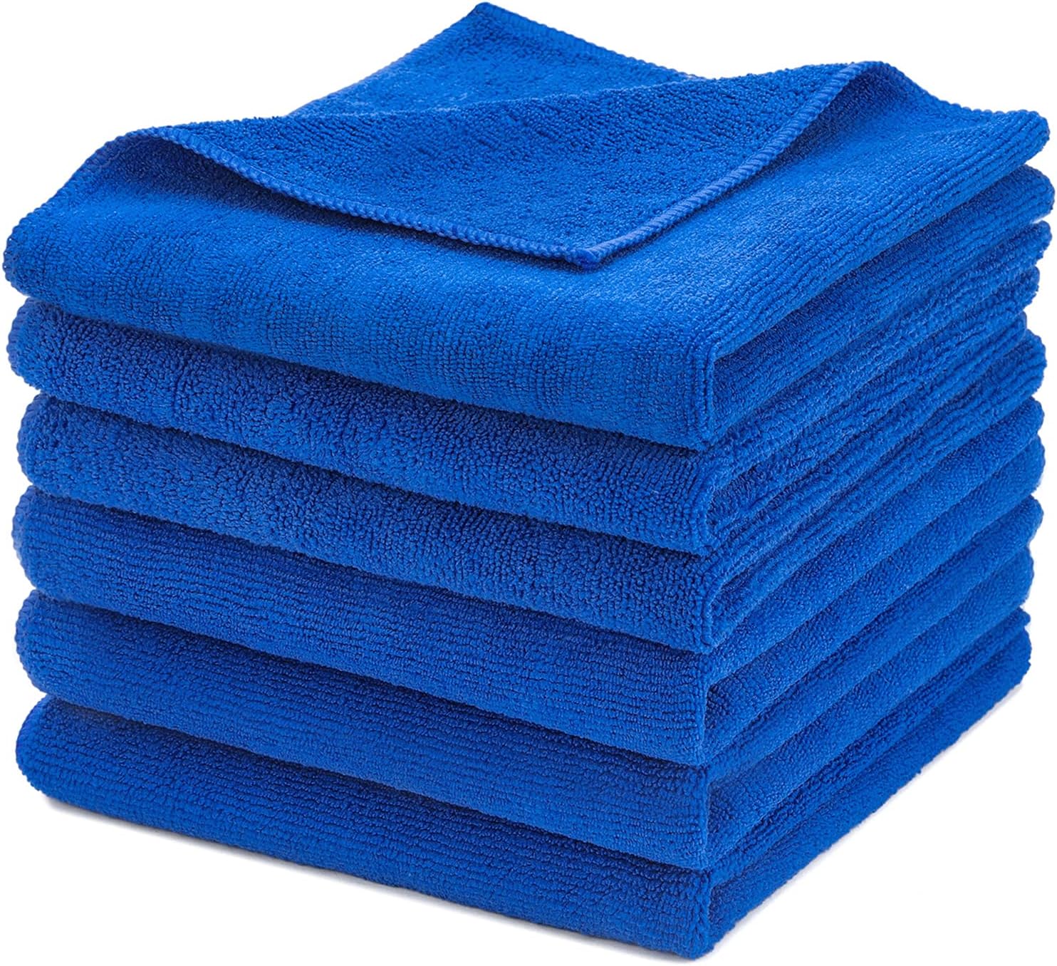 Premium Microfiber Detail Towel, 340 GSM Lint Libreng Car Polishing Waxing Buffing Drying Towel 12