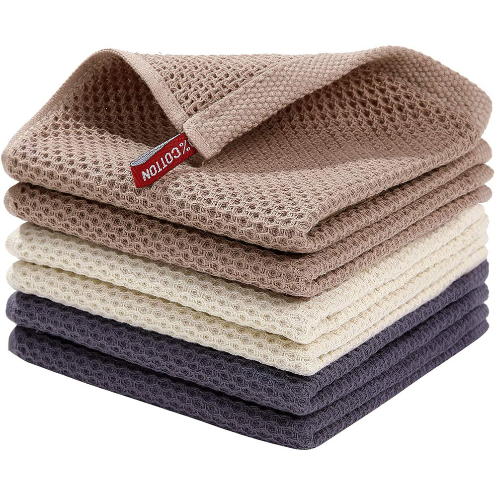 Auto Waschhandtuch Auto Handtuch Reinigungstoff Waffel Jacquard kleine Quadrattuch Fabrik Direktverkäufe Großhandel 1