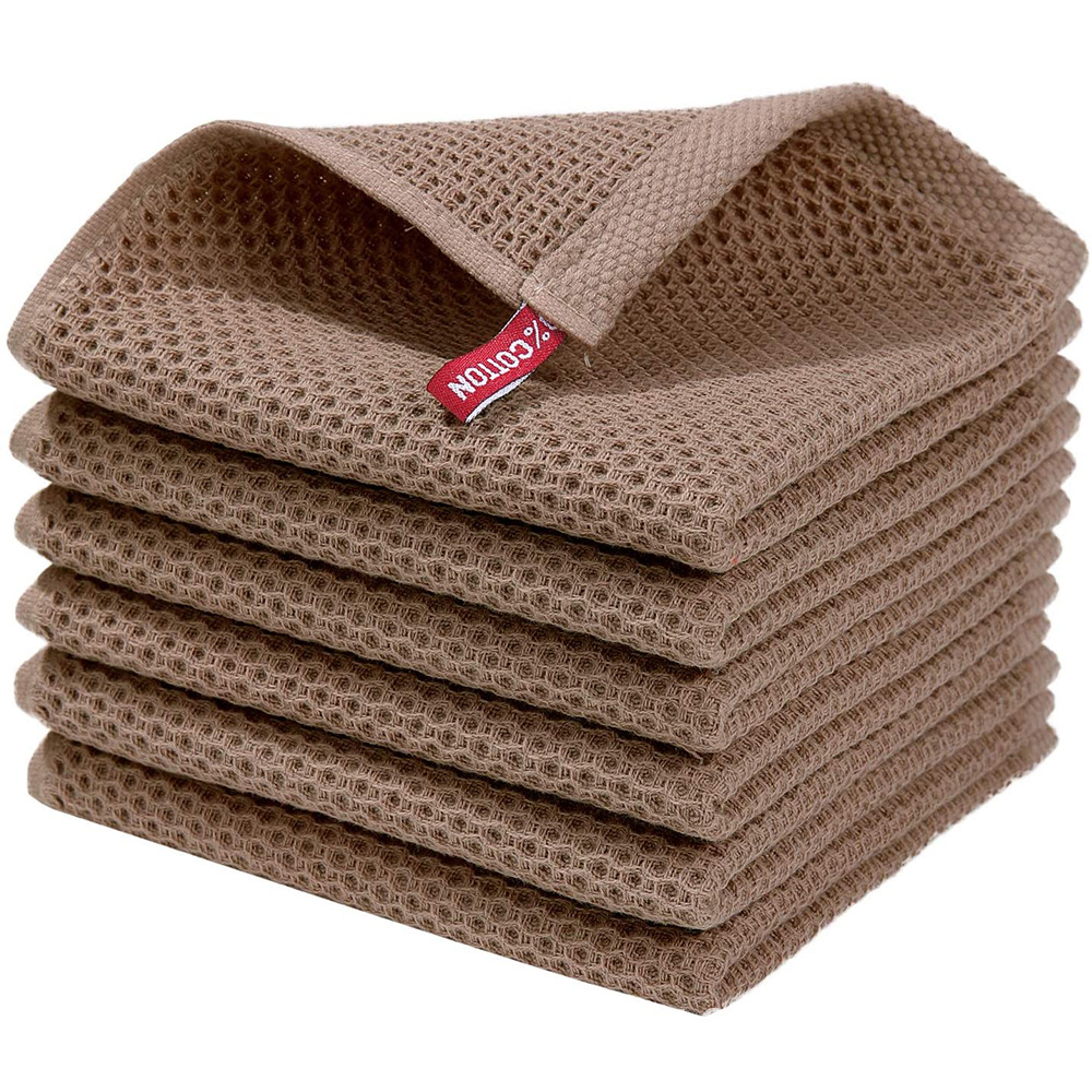 Auto Waschhandtuch Auto Handtuch Reinigungstoff Waffel Jacquard kleine Quadrattuch Fabrik Direktverkäufe Großhandel 2