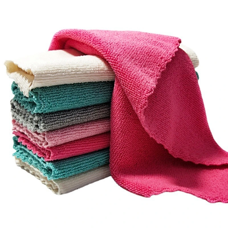 Microfiber crystal plated car wash towel polishing car wipes waxing scouring pad dishwashing absorbent car beauty rag 1