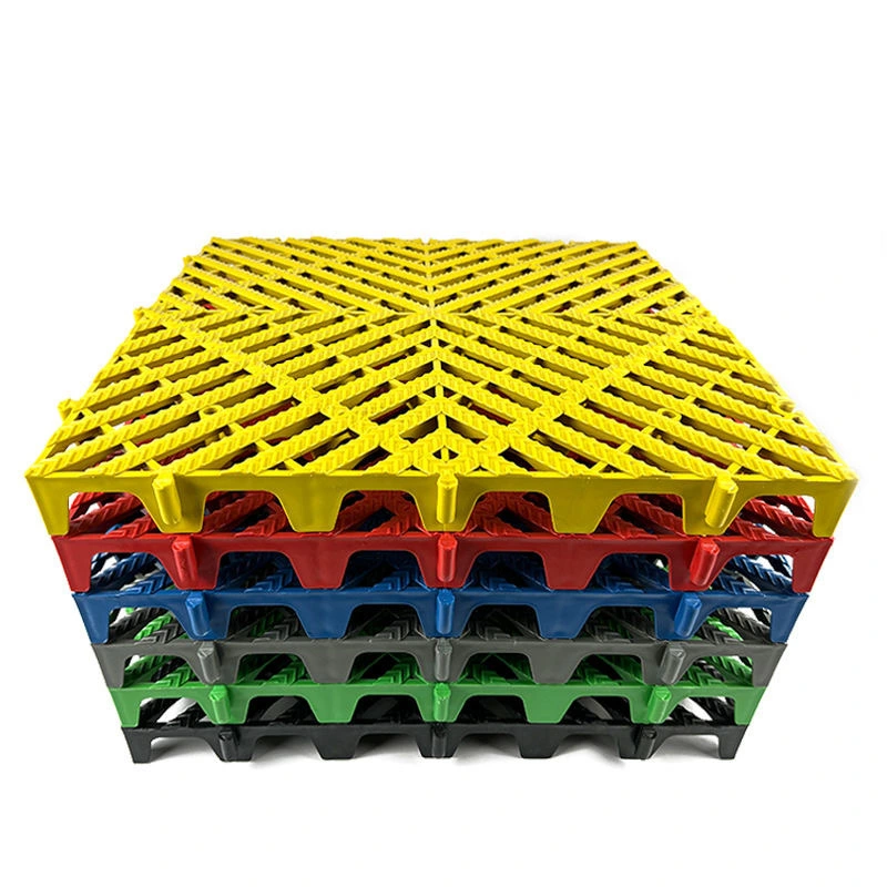 car detailing shop flooring, warehouse and cold storage, non-slip plastic flooring Spliced flooring 1