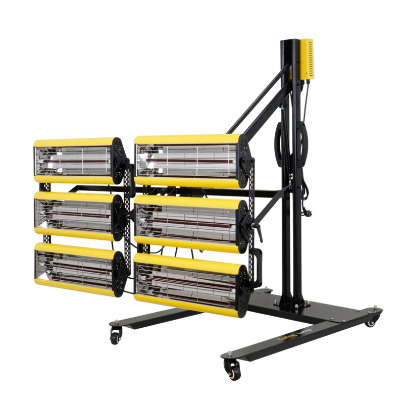 Isibani sikapende wemoto i-infrared shortwave baking isibani esiphathwayo esiphathekayo esibambekayo sokubhaka isibani sokuhlola isibani seshidi lensimbi 1