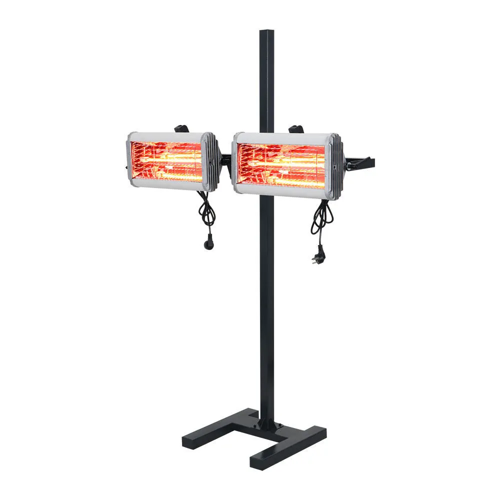 Car spray paint baking lamp handheld infrared shortwave mobile paint baking lamp paint room film coating crystal high temperature drying lamp 1