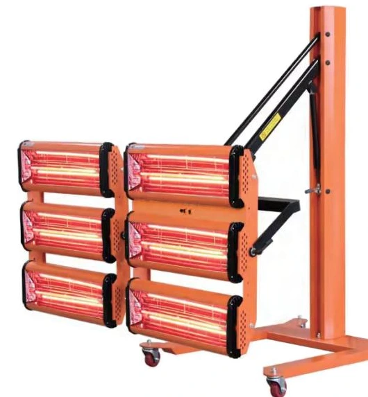 Infrared Paint Drying Lamp 7800W - Shortwave Paint Curing Lamp for Efficient Car Body Repair and Quick Paint Drying 1