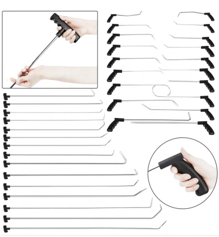 Paintless Dent Repair Tool Removal Rods Set Stainless Steel Tools 1