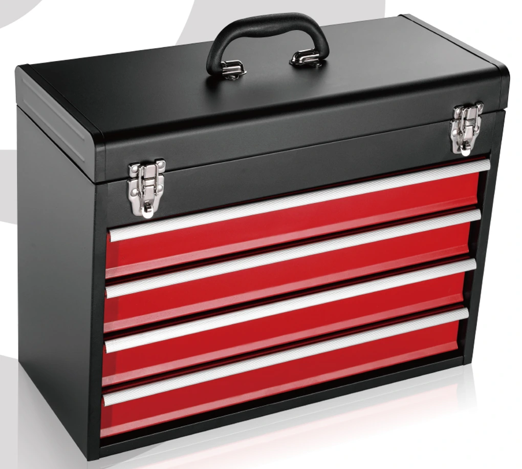 Portable Metal Tool Chest with Drawers 1