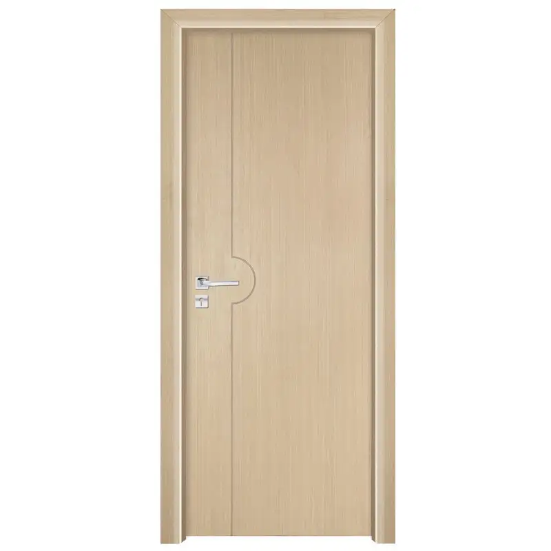 PP007  Interior veneer composited modern design wooden door 1