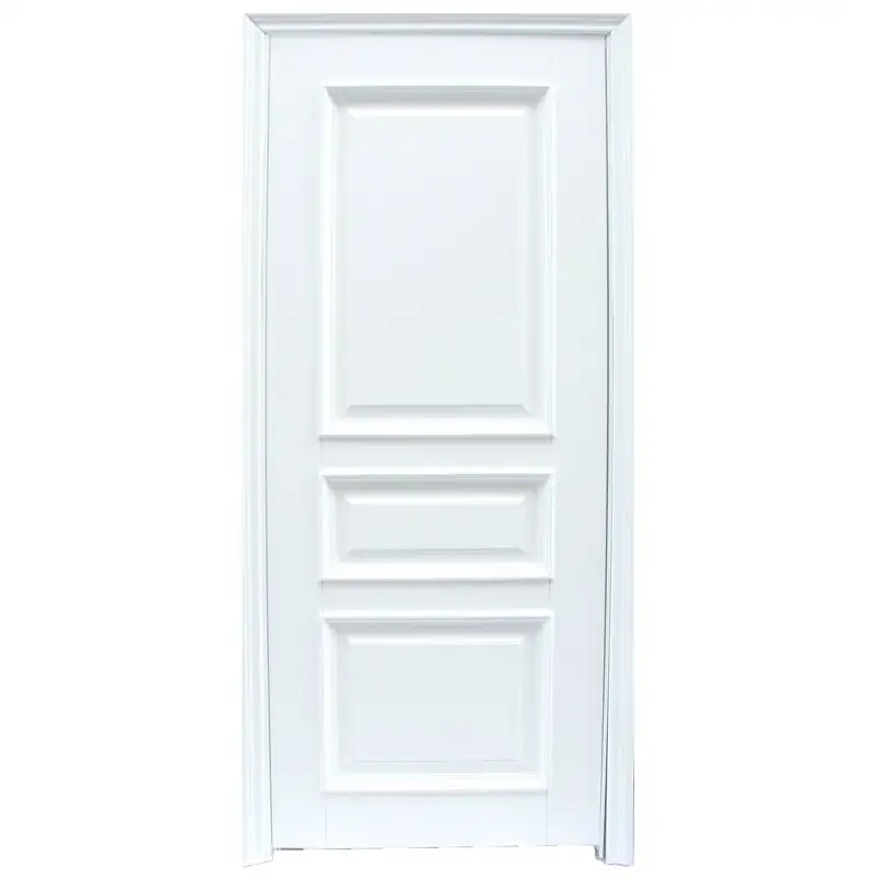 X044 Interior veneer composited modern design wooden door 1