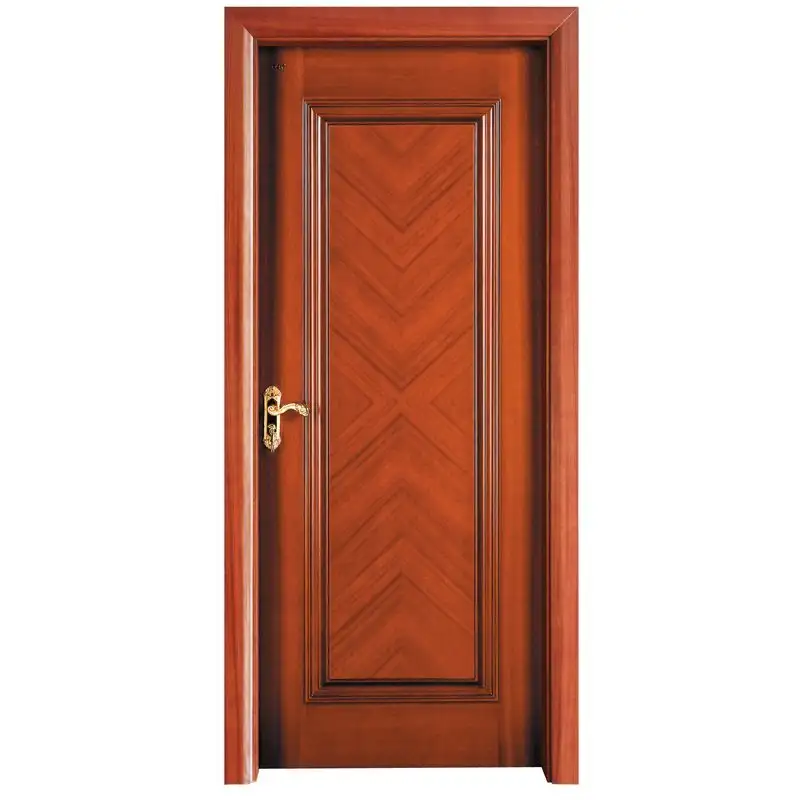 X036  Interior veneer composited modern design wooden door 1