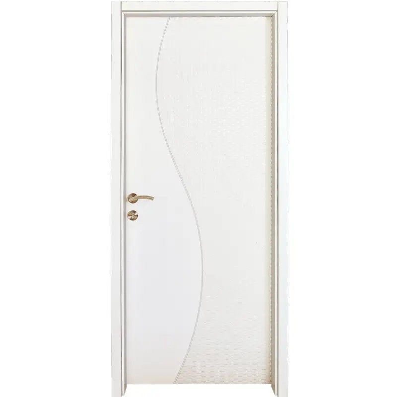 X024 Internal white MDF composited wooden door 1