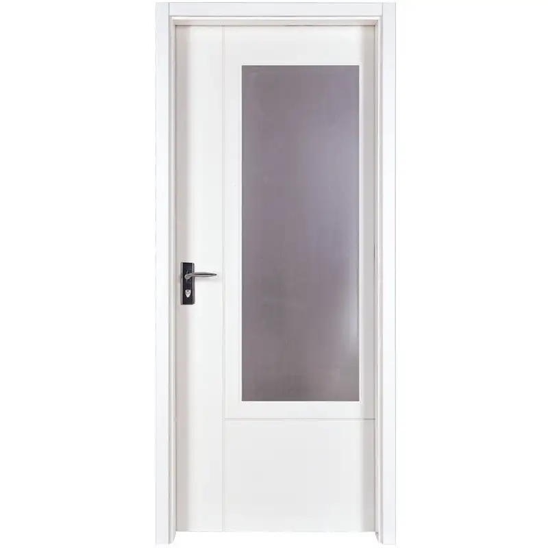 PP005-3  Internal white MDF composited wooden door 1