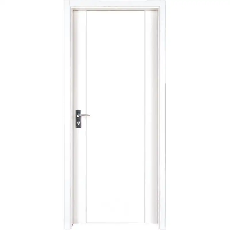 PP004  Internal white MDF composited wooden door 1